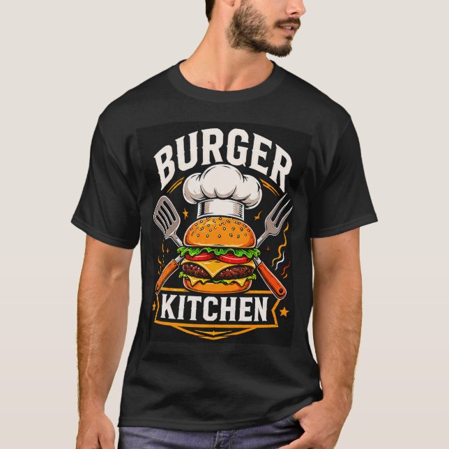 Camiseta Equipo Creativo de Personal de Restaurante de Hamb (Anverso)