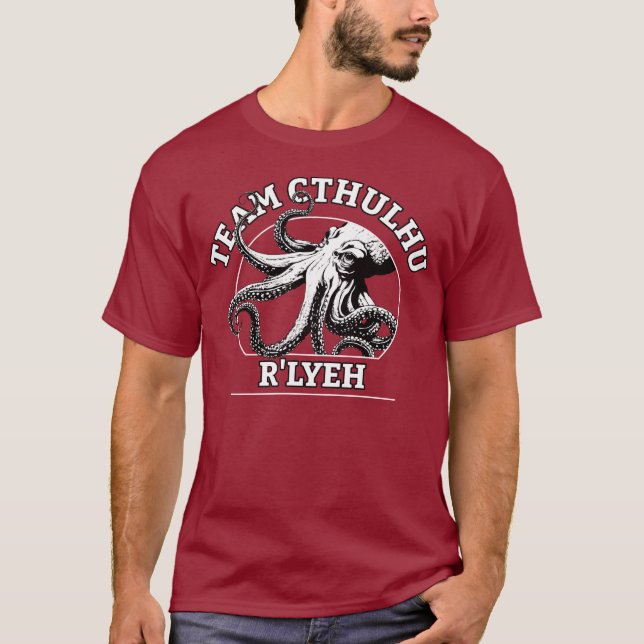 Camiseta Equipo Cthulhu R'lyeh Lovecraft (Anverso)
