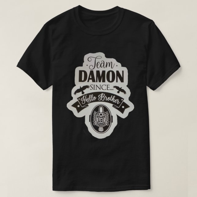Camiseta Equipo Damon desde hermano de hola (Diseño del anverso)
