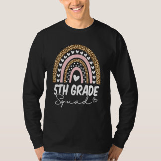 Camiseta Equipo De 100 Días De Escuela Quinto Grado 5to Squ