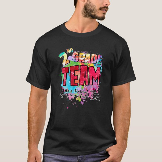 Camiseta Equipo de 2º Grado Como Un Equipo Normal Pero Much (Anverso)
