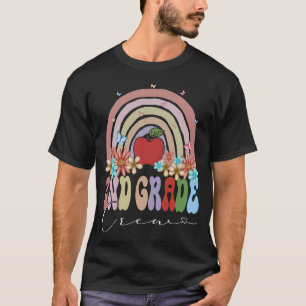 Camiseta Equipo De 2º Grado De Vuelta A La Escuela Rainbow 