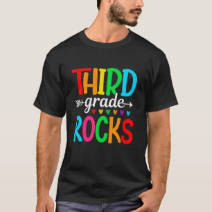 Camiseta Equipo de 3º Grado Hola 3º Grado Rocks Back to Sch