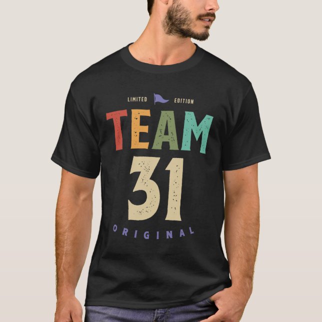 Camiseta Equipo de 31 años - 31 años (Anverso)