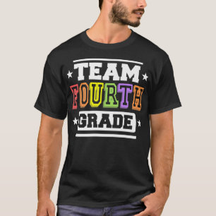 Camiseta Equipo de 4º cuarto grado de vuelta a la escuela P