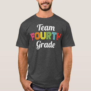 Camiseta Equipo de 4º curso de regreso a la escuela de guar