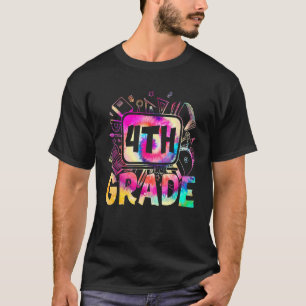 Camiseta Equipo de 4º Grado de Tipografía Tinta De Regreso