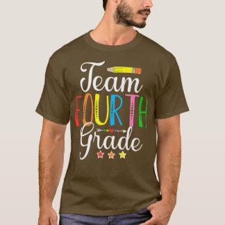 Camiseta Equipo de 4º grado Maestría Estudiante de 4º Grado