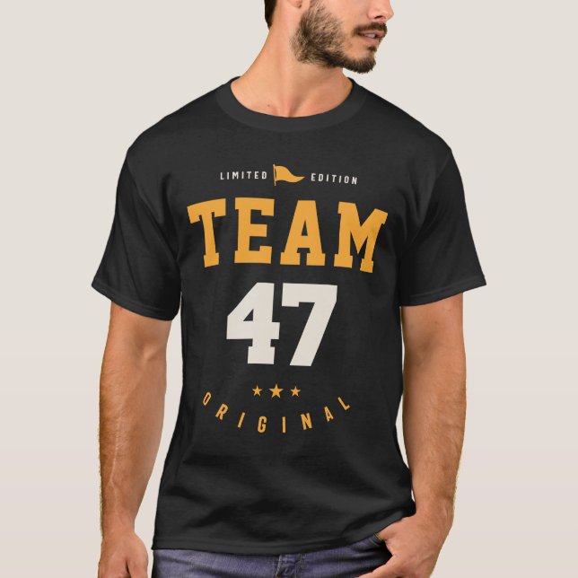 Camiseta Equipo de 47 años - 47 años (Anverso)