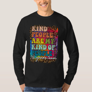 Camiseta Equipo de 5º grado Leopard Las personas amables so