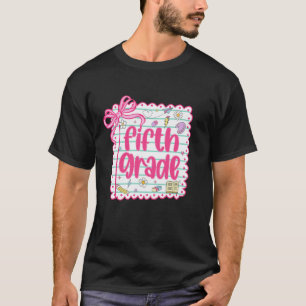 Camiseta Equipo de 5to Grado Quinto Día de Escuela Té de Qu