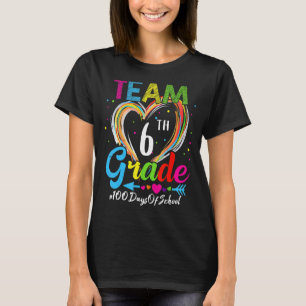 Camiseta Equipo de 6º Grado 100 días de estudiante