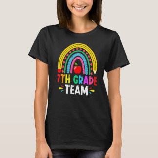 Camiseta Equipo de 7º Grado De Arcoiris Cuto De Vuelta A La