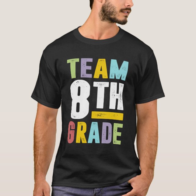 Camiseta Equipo de 8º Grado (Anverso)