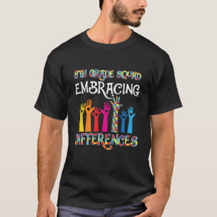 Camiseta Equipo de 8º Grado Aceptando Diferencias Autismo S