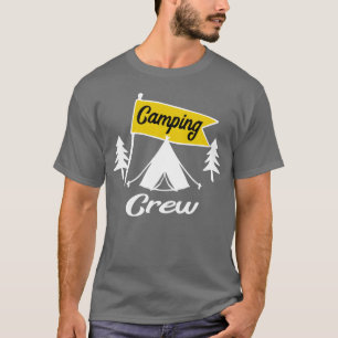 Camiseta Equipo de acampada divertido idea familia