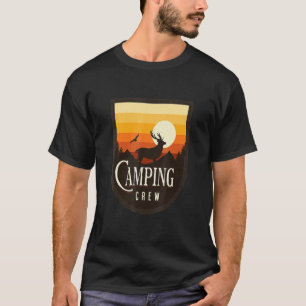 Camiseta Equipo de acampada viaje de acampada familiar grup
