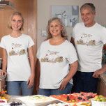 Camiseta Equipo de Acción de Gracias | Reunión Cuta Familia<br><div class="desc">Personalizar estas lindas camisetas de otoño con tu apellido para una reunión familiar o una cena de Acción de Gracias. Perfecto para fotos familiares, fiestas de reuniones, viajes por carretera y más. Esta colección es perfecta para eventos y decoración inspirados en la cosecha de Acción de Gracias. Reúne a su...</div>