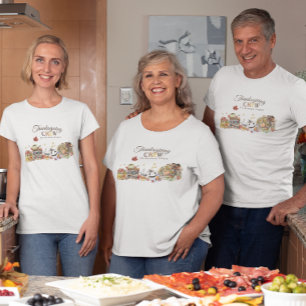 Camiseta Equipo de Acción de Gracias Reunión Familiar Ado