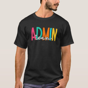 Camiseta Equipo De Administración De Office De Vuelta A La 