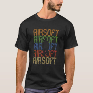 Camiseta Equipo De Airsoft Disparando Juguetes Deportivos P