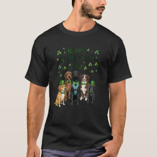Camiseta Equipo de Amantes de Perros del Día de San Patrici