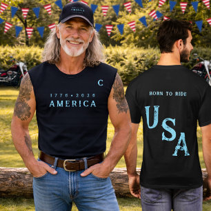 Camiseta Equipo de América del 250 cumpleaños Born To Ride 
