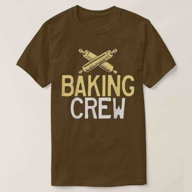 Camiseta Equipo de Amigos de la Tripulación Cocinar Baking  (Diseño del anverso)