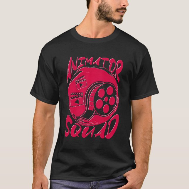 Camiseta Equipo de animación de animadores de cuchara de an (Anverso)