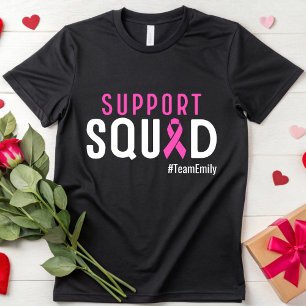 Camiseta Equipo de apoyo a la lucha contra el cáncer de mam