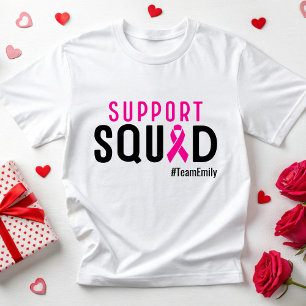 Camiseta Equipo de apoyo a la lucha contra el cáncer de mam