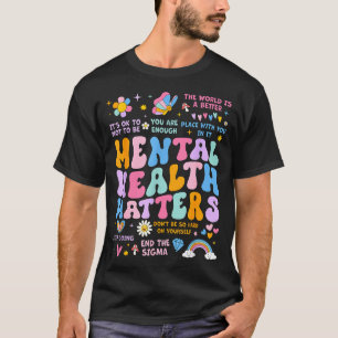 Camiseta Equipo de apoyo a la salud mental hombres mujeres