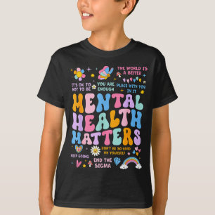 Camiseta Equipo de apoyo a la salud mental hombres mujeres 