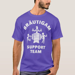 Camiseta Equipo de Apoyo al Novio JGA Barril de Cerveza Bla