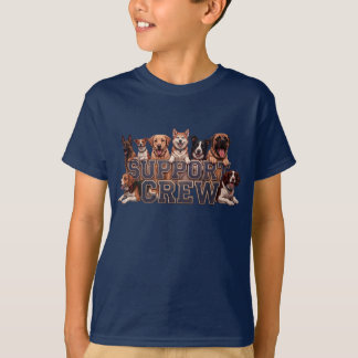 Camiseta Equipo de Apoyo Canino Amante de Niños y Perros de