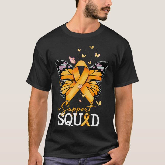Camiseta Equipo de Apoyo Cinta Naranja Esclerosis Múltiple  (Anverso)