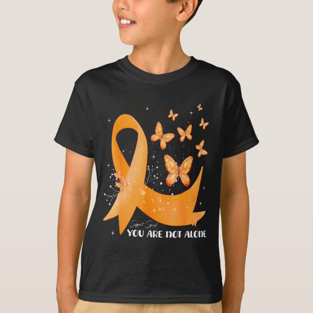 Camiseta Equipo de Apoyo Cinta Naranja Esclerosis Múltiple  (Anverso)