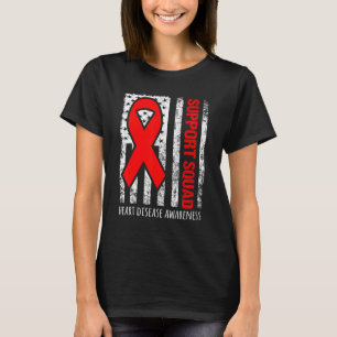 Camiseta Equipo de Apoyo Conciencia de Enfermedades del Cor
