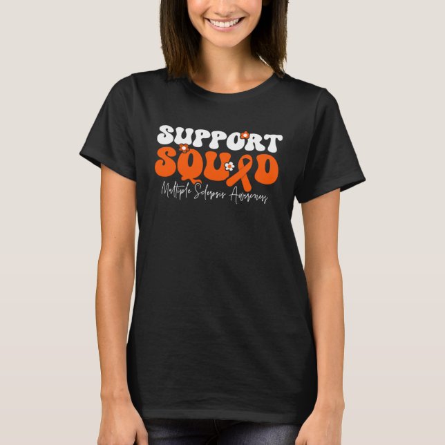 Camiseta Equipo de Apoyo Conciencia de Esclerosis Múltiple (Anverso)