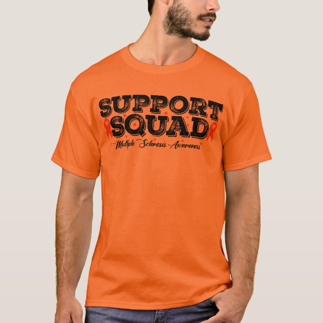 Camiseta Equipo de Apoyo – Conciencia sobre Esclerosis Múlt (Anverso)