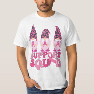 Camiseta Equipo de apoyo de Gnomes Conciencia del cáncer de