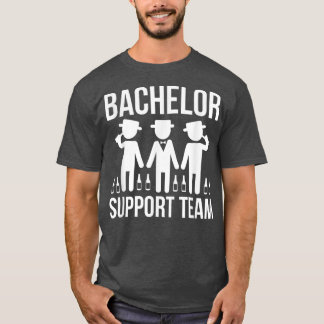 Camiseta Equipo de apoyo de soltero masculino Despedida de