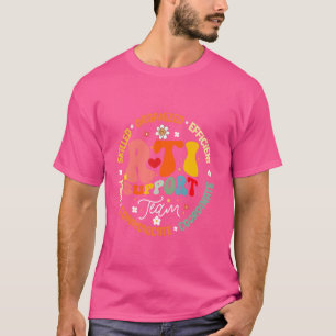 Camiseta Equipo de apoyo Groovy RTI T Intervención de respu