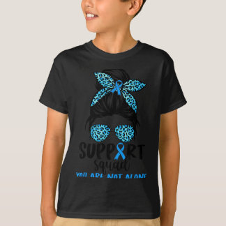 Camiseta Equipo de Apoyo Guerrero Azul Conciencia de la Dia