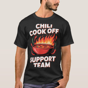 Camiseta Equipo de apoyo para concurso de chili amante pica
