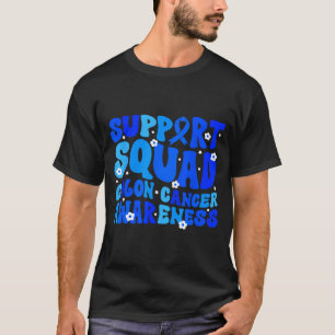 Camiseta Equipo de apoyo y conciencia del cáncer de colon C
