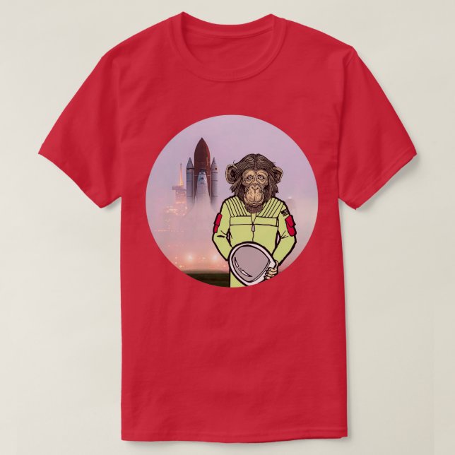 Camiseta Equipo de Astronauta de Monos (Diseño del anverso)