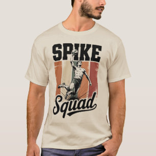 Camiseta Equipo de ataque de voleibol retro