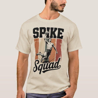 Camiseta Equipo de ataque de voleibol retro