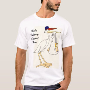 Camiseta Equipo de ayuda de la entrega de bebé de la